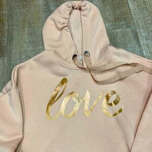 Urban Rebel Love women’s hoodie sweatshirt size M